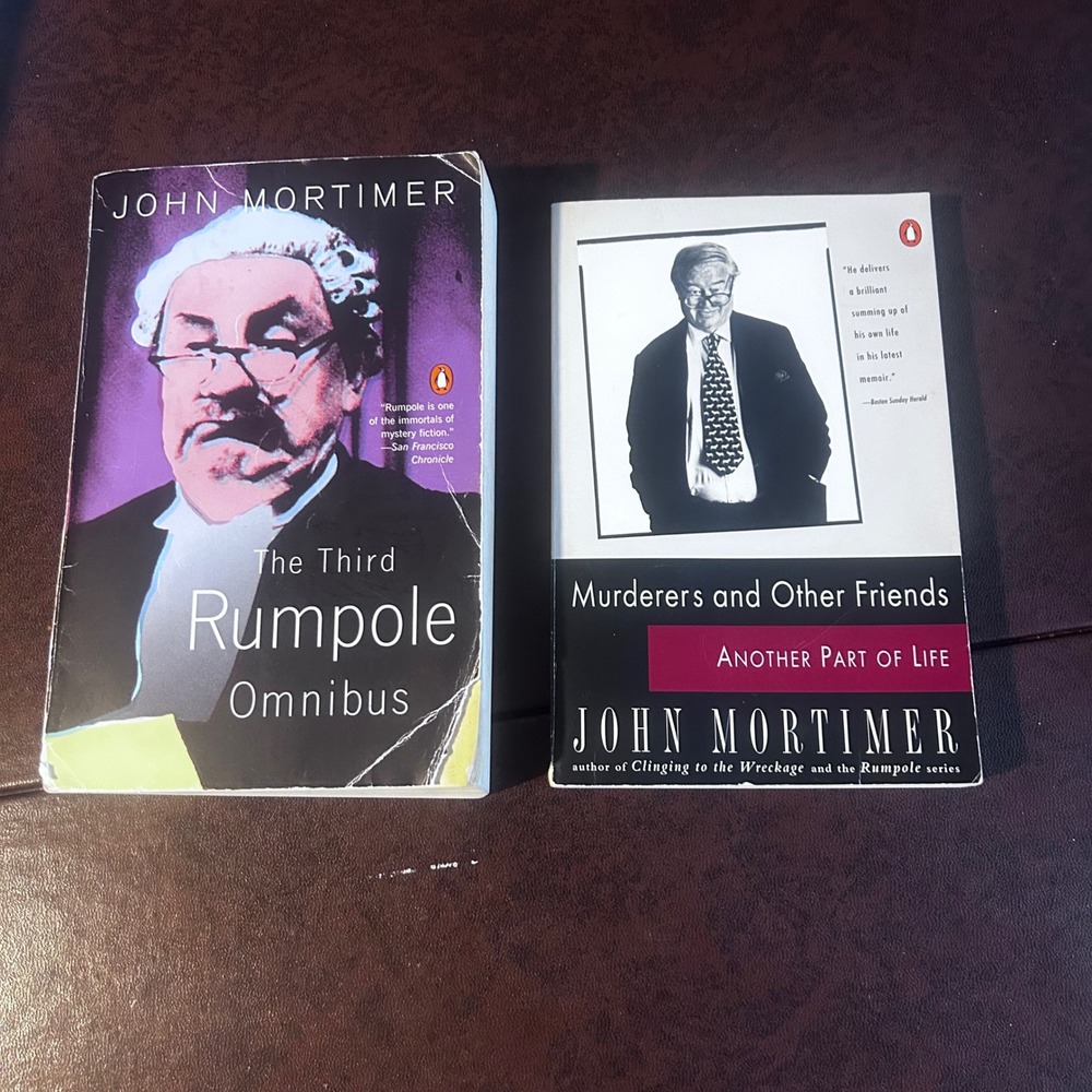 John Mortimer Book Lot The Third Rumpole Omnibus Murderers and Other Friends